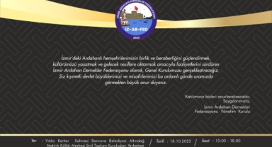 İzmir’de Ardahanlılar Genel Kurulda Buluşacak