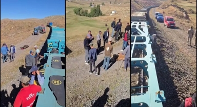 Kars’ta Tren Sürüye Çarptı: 5 Büyükbaş Hayvan Telef Oldu