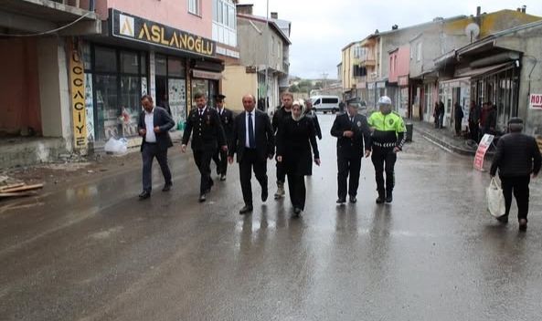 Kaymakam Elif Meram, Atatürk Caddesi’ndeki Çalışmaları İnceledi
