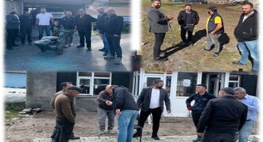 SARIKAYA’DAN DAMAL’DA ÜRETİCİYE DESTEK MESAJI