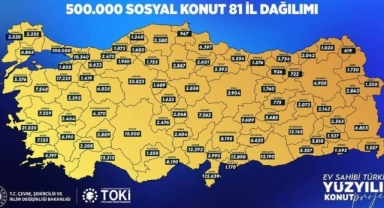 500 Bin Sosyal Konut Projesinde Ardahan’a 619 Konut Düşüyor
