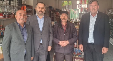 AK Parti Ardahan İl Başkanı Hakan Aydın Esnaf Ziyaretinde