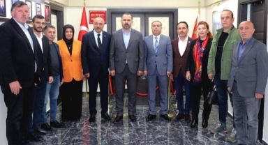 AK Parti İl Başkanı Hakan Aydın’dan Emniyet Müdürü Tüzün’e Ziyaret