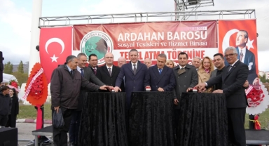 Ardahan Barosu Yeni Hizmet Binasının Temeli Atıldı