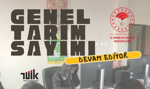 Ardahan’da Genel Tarım Sayımı Devam Ediyor