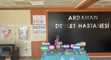 Ardahan Devlet Hastanesi’nde Emzirme Haftası Etkinliği