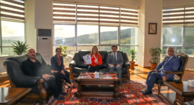 Ardahanlı Milli Sporcu Aybüke Yıldız'a Rektörlükte Ödül