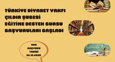 ÇILDIR MÜFTÜLÜĞÜNDEN ÜNİVERSİTE ÖĞRENCİLERİNE EĞİTİM BURSU DESTEĞİ