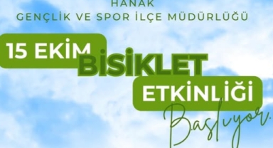 Hanak’ta Bisiklet Etkinliği Düzenleniyor