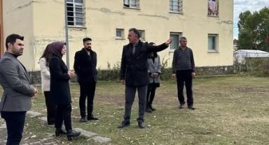 Kaymakam Elif Meram’dan Okul Bahçesi İncelemesi