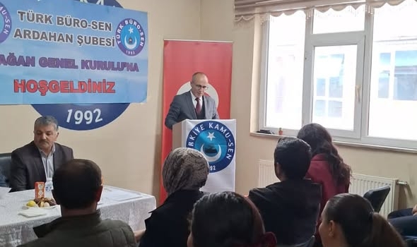 Türk Büro-Sen Ardahan Şubesi’nde Genel Kurul Heyecanı
