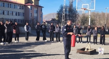 15 Temmuz Şehitler Anadolu Lisesi’nde Gerçekçi Yangın Tatbikatı