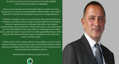 Ardahan Barosu’ndan Fatih Altaylı Kararına Tepki: “Ölçüsüz Güvenlik Tedbiri Hukuka Aykırıdır”