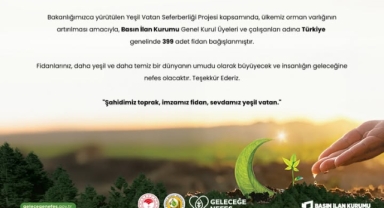 Basın İlan Kurumu’ndan “Geleceğe Nefes” Kampanyasına Anlamlı Destek