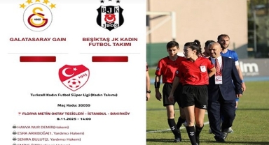 Galatasaray – Beşiktaş Derbisini Ardahanlı Hakem Havva Nur Demir Yönetecek