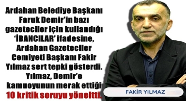 Gazeteci Fakir Yılmaz’dan Faruk Demir’e 10 Kritik Soru!