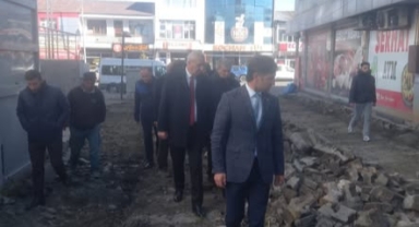 Göle’de Kaldırımlar Yenileniyor