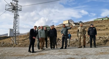 Vali Çiçek, Damal’da Tamamlanan Köy Yollarını İnceledi
