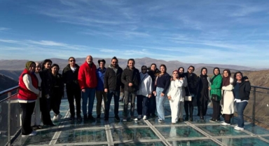 Çıldır MYO'dan Yeni Cam Teraslı Seyir Tepesi'ne Tanıtım Ziyareti