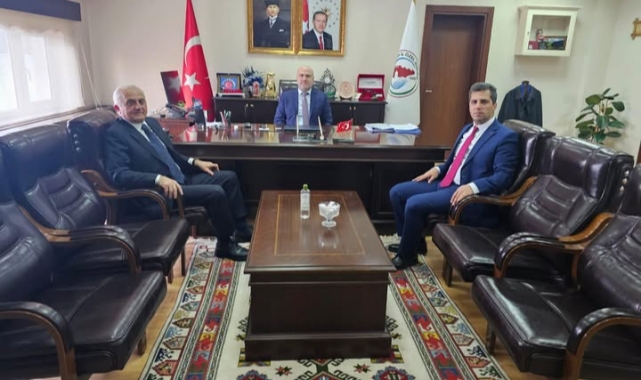 İl Özel İdaresi’nde İki Ayrılık: Beyribey ve Çelik’ten Veda Ziyareti