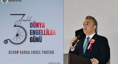 Vali Hayrettin Çiçek’ten 3 Aralık Dünya Engelliler Günü Mesajı