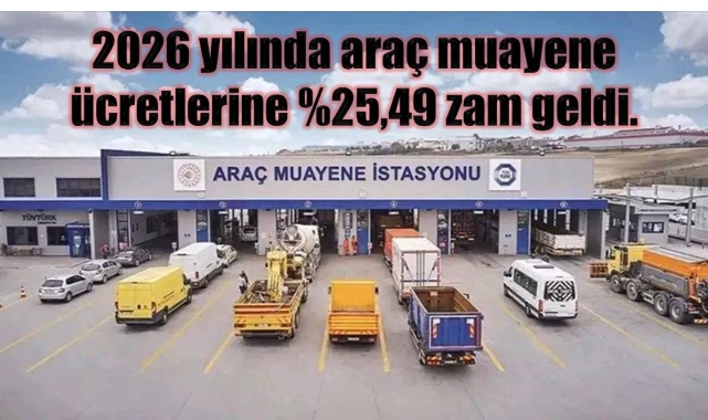 2026 Araç Muayene Ücretleri Belli Oldu!