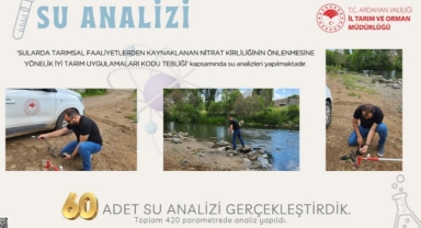 Ardahan’da 420 Parametrede Su Analizi Yapıldı