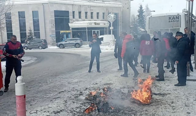 Denetimli Serbestlik Personeline Afet ve Yangın Tatbikatı Eğitimi