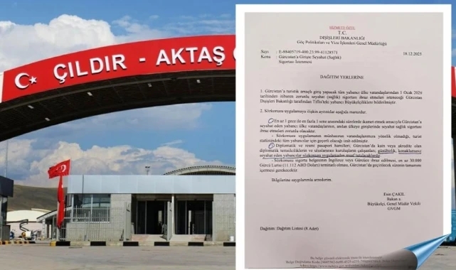 Gürcistan’a Gideceklere Önemli Uyarı: 1 Ocak’tan İtibaren Sigorta Zorunlu Oldu