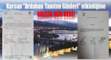 KÜLTÜR EVİ'NİN 'KORSAN TANITIMINA' VALİLİK DUR DEDİ!