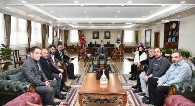 Vali Çiçekli'ye Esnaf Odası'ndan Ziyaret!