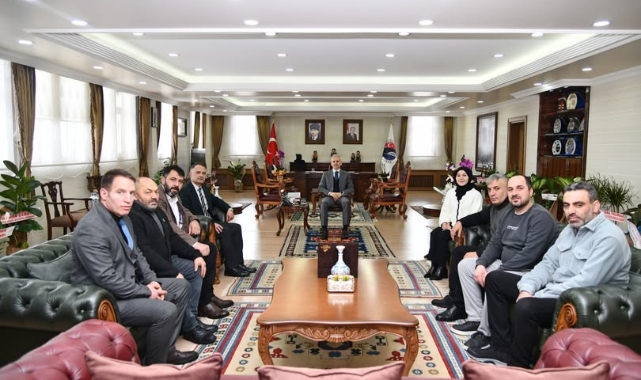 Vali Çiçekli'ye Esnaf Odası'ndan Ziyaret!