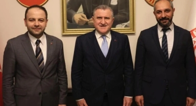 Vekil Koç’tan Bak’a teşekkür ziyareti