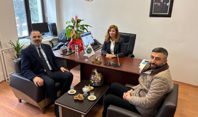 AK Parti Ardahan İl Başkanı Hakan Aydın’dan ARÜSEM’e Ziyaret