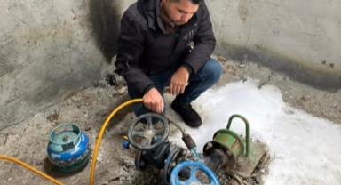 Göle Çakıldere Köyü'nde İçme Suyu Arızası Kısa Sürede Giderildi