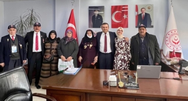 Göleli Şehit Yakınları ve Gazilerden İl Müdürü Çetinkaya’ya Ziyaret