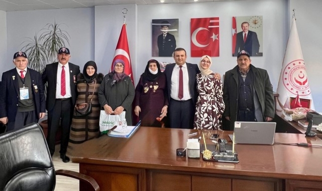 Göleli Şehit Yakınları ve Gazilerden İl Müdürü Çetinkaya’ya Ziyaret