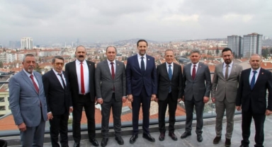 İl Başkanı Yunus Dündar ve İlçe Başkanları Milletvekili Özgür Erdem İncesu’yu Ziyaret Etti