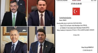 Kabinede Görev Değişimi! Adalet ve İçişleri Bakanlıklarında Yeni İsimler
