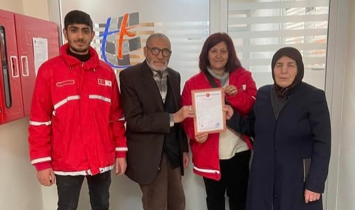 Kurutaş Çiftinden Kızılay’a Anlamlı Bağış