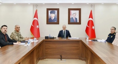 Vali Çiçekli VKS Toplantısına Katıldı