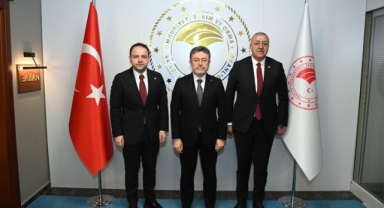 Vekil Koç ve Başkan Budak, Bakan Yumaklı İle Bir Araya Geldi