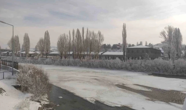 Ardahan’da kar yerini soğuk havaya bıraktı