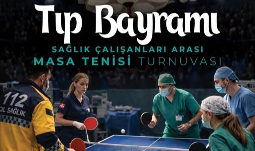 Ardahan’da Sağlık Çalışanlarına Özel Masa Tenisi Turnuvası