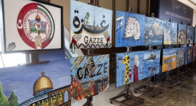 Filistinli Çocukların Eserleri Beştepe’de!