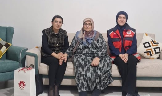 Şehit Yakınına Anlamlı Ziyaret