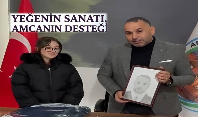 Yavuz Morkoç’tan Ressam Adayı Yeğenine Anlamlı Hediye