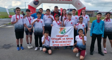 Ardahanlı Sporcular Duatlonda Göz Doldurdu