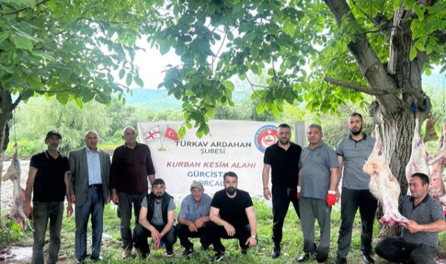 TÜRKAV Ardahan’dan Borçalı’da Kurban Organizasyonu