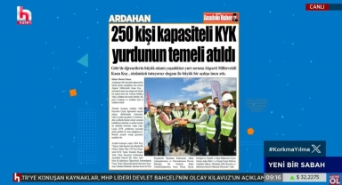 MANŞETİMİZ ULUSAL BASINDA.. 29/05/2024